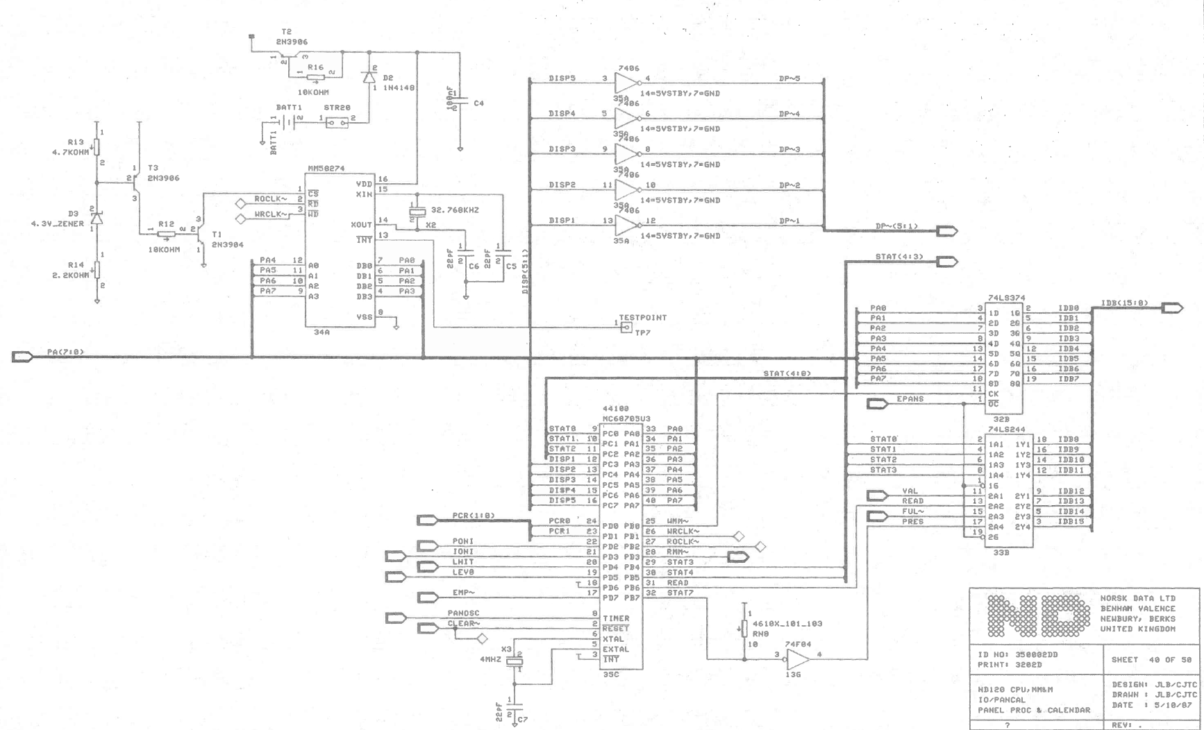Schematich for 68705
